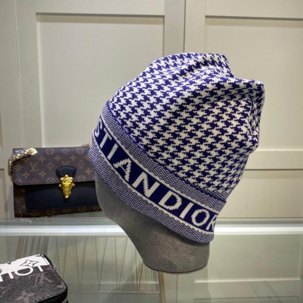 repliche,replica,perfette,siti di,affidabili,migliori siti,dove comprare,1:1,scarpe da ginnastica L’ultimo cappello lavorato a maglia in lana pied de poule di Dior, unisex