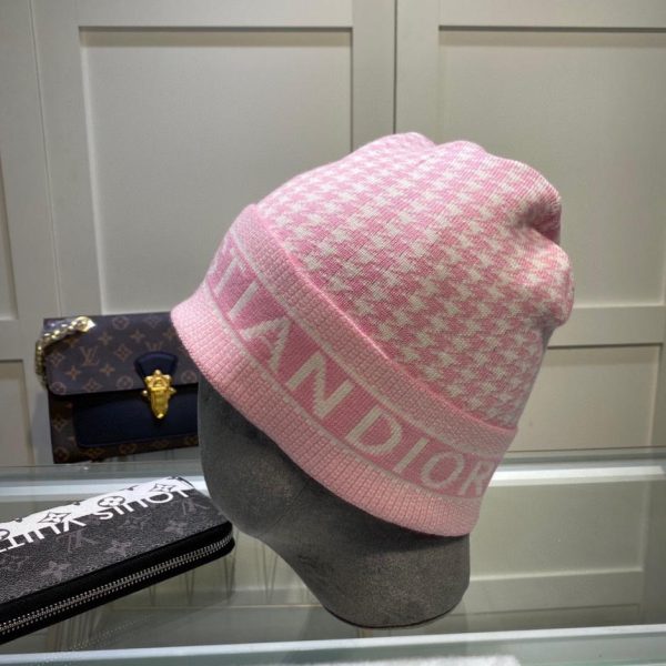 repliche,replica,perfette,siti di,affidabili,migliori siti,dove comprare,1:1,scarpe da ginnastica L’ultimo cappello lavorato a maglia in lana pied de poule di Dior, unisex