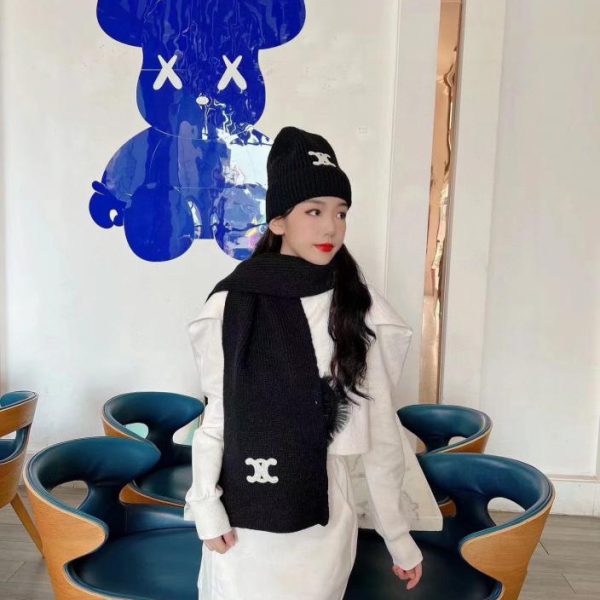 repliche,replica,perfette,siti di,affidabili,migliori siti,dove comprare,1:1,scarpe da ginnastica Sciarpa per cappello da abito nuovo classico di Celine