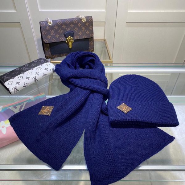 repliche,replica,perfette,siti di,affidabili,migliori siti,dove comprare,1:1,scarpe da ginnastica Abito classico con cappello e sciarpa Louis Vuitton