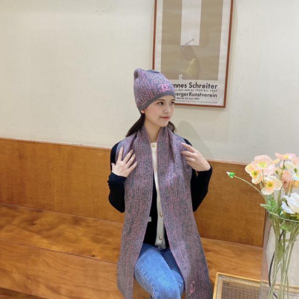 repliche,replica,perfette,siti di,affidabili,migliori siti,dove comprare,1:1,scarpe da ginnastica Nuovo set cappello e sciarpa Chanel