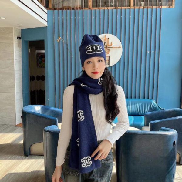 repliche,replica,perfette,siti di,affidabili,migliori siti,dove comprare,1:1,scarpe da ginnastica Nuovo set cappello e sciarpa Chanel