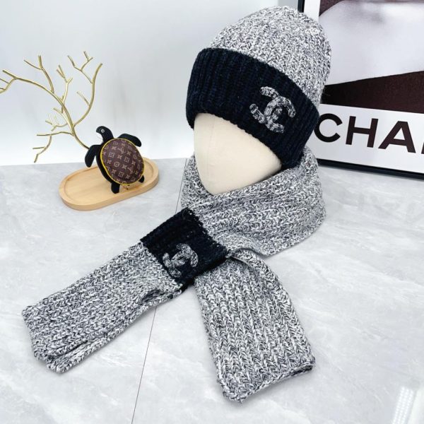 repliche,replica,perfette,siti di,affidabili,migliori siti,dove comprare,1:1,scarpe da ginnastica Nuovo set cappello e sciarpa Chanel