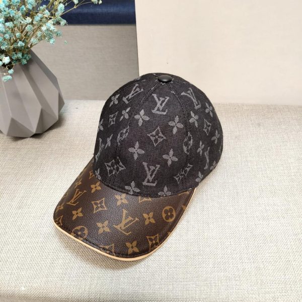repliche,replica,perfette,siti di,affidabili,migliori siti,dove comprare,1:1,scarpe da ginnastica Berretto da baseball Louis Vuitton presbyopic in pelle versione alta nero