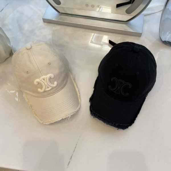 repliche,replica,perfette,siti di,affidabili,migliori siti,dove comprare,1:1,scarpe da ginnastica Berretto da baseball sfilacciato ricamato Celine