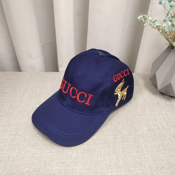repliche,replica,perfette,siti di,affidabili,migliori siti,dove comprare,1:1,scarpe da ginnastica Cappellino da baseball ricamato reversibile ad alta vestibilit脿 Gucci blu Gucci