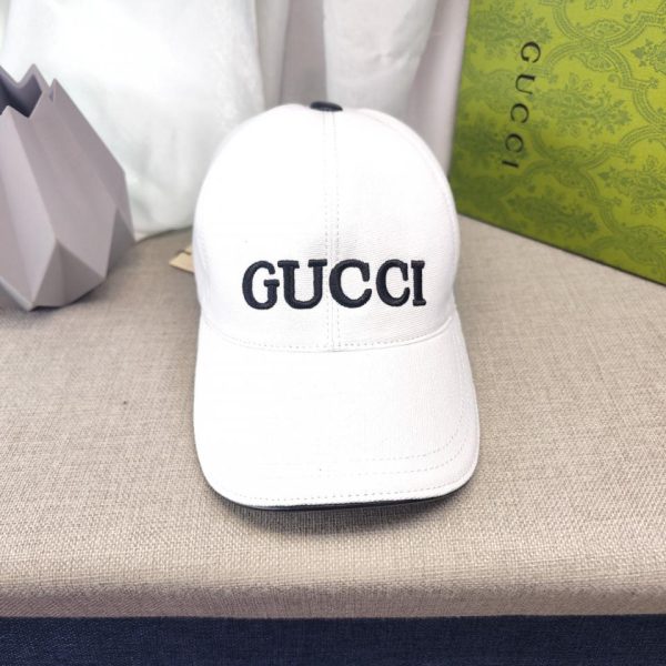repliche,replica,perfette,siti di,affidabili,migliori siti,dove comprare,1:1,scarpe da ginnastica Cappellino da baseball ricamato nuova versione alta di Gucci