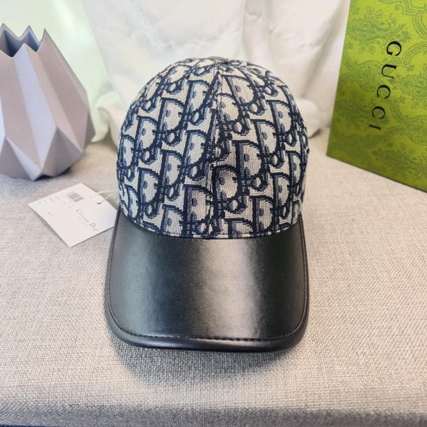 repliche,replica,perfette,siti di,affidabili,migliori siti,dove comprare,1:1,scarpe da ginnastica Cappello da baseball con lettera D in pelle patchwork Dior