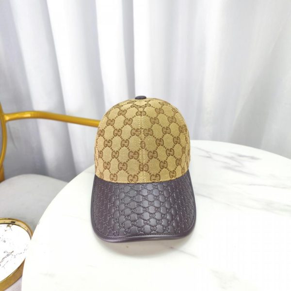 repliche,replica,perfette,siti di,affidabili,migliori siti,dove comprare,1:1,scarpe da ginnastica Gucci nuovo berretto da baseball moda con visiera in pelle goffrata 2024