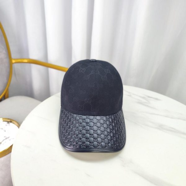 repliche,replica,perfette,siti di,affidabili,migliori siti,dove comprare,1:1,scarpe da ginnastica Gucci nuovo berretto da baseball moda con visiera in pelle goffrata 2024