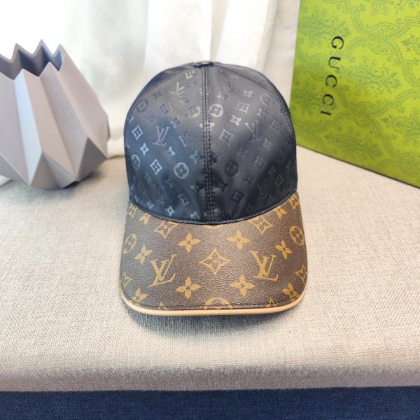 repliche,replica,perfette,siti di,affidabili,migliori siti,dove comprare,1:1,scarpe da ginnastica Berretto da baseball presbite versione alta in pelle patchwork floreale di Louis Vuitton