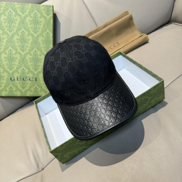 repliche,replica,perfette,siti di,affidabili,migliori siti,dove comprare,1:1,scarpe da ginnastica Classico berretto da baseball Gucci, piccola cucitura doppia G in vacchetta