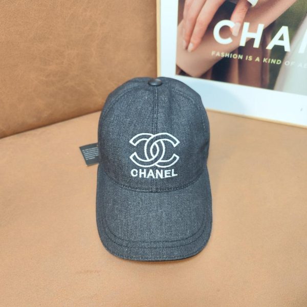 repliche,replica,perfette,siti di,affidabili,migliori siti,dove comprare,1:1,scarpe da ginnastica Cappello da baseball ricamato in denim Chanel