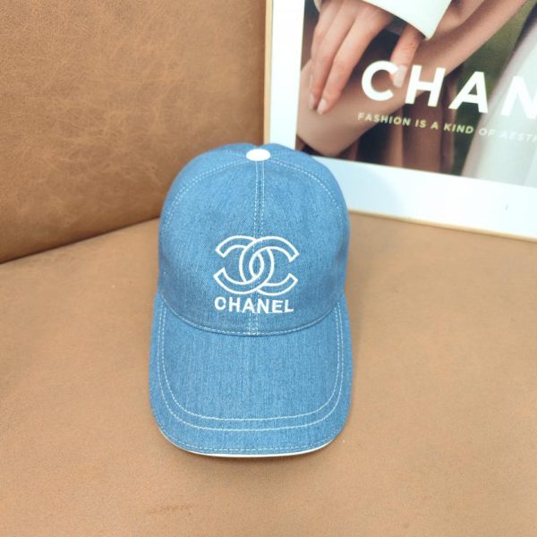 repliche,replica,perfette,siti di,affidabili,migliori siti,dove comprare,1:1,scarpe da ginnastica Cappello da baseball ricamato in denim Chanel