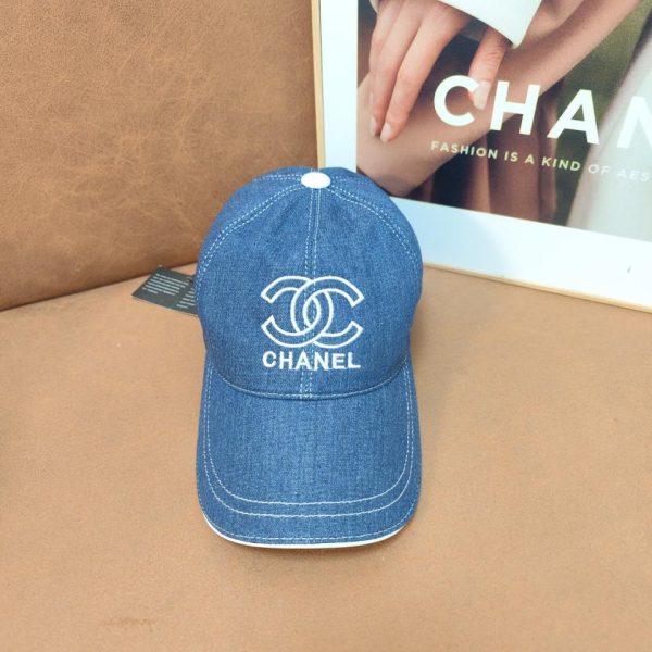 repliche,replica,perfette,siti di,affidabili,migliori siti,dove comprare,1:1,scarpe da ginnastica Cappello da baseball ricamato in denim Chanel