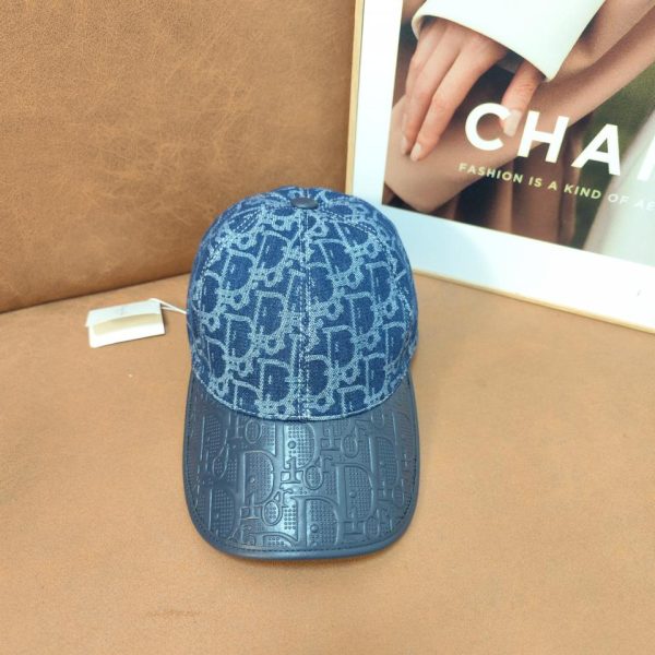 repliche,replica,perfette,siti di,affidabili,migliori siti,dove comprare,1:1,scarpe da ginnastica Nuovo berretto da baseball Dior in denim e pelle 24S
