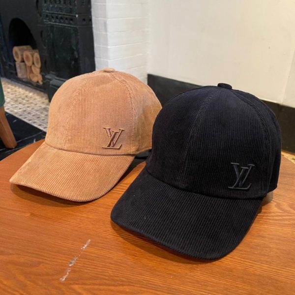repliche,replica,perfette,siti di,affidabili,migliori siti,dove comprare,1:1,scarpe da ginnastica Nuovo berretto da baseball ricamato in velluto a coste di Louis Vuitton per uomo e donna