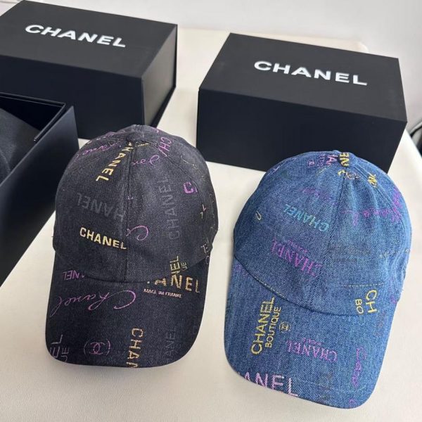 repliche,replica,perfette,siti di,affidabili,migliori siti,dove comprare,1:1,scarpe da ginnastica Cappello da baseball in denim con graffiti di Chanel