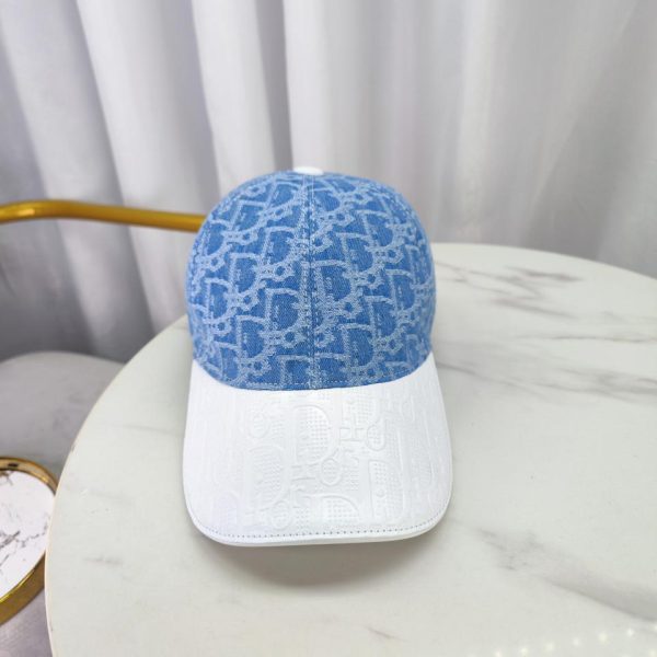 repliche,replica,perfette,siti di,affidabili,migliori siti,dove comprare,1:1,scarpe da ginnastica Cappello da baseball DIOR in denim e pelle