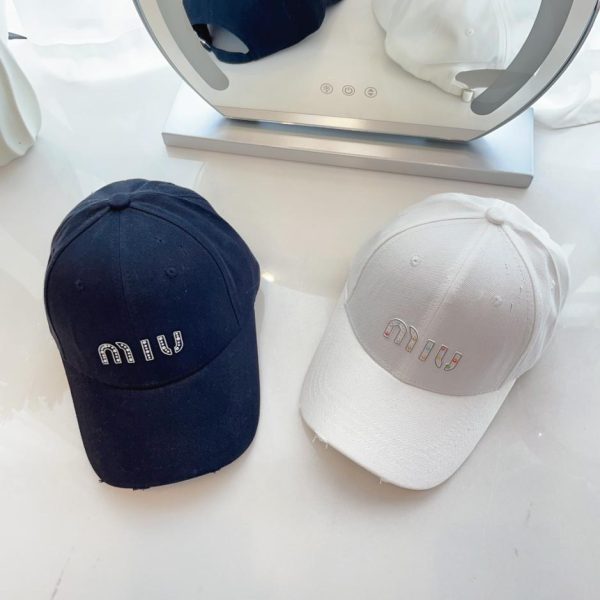 repliche,replica,perfette,siti di,affidabili,migliori siti,dove comprare,1:1,scarpe da ginnastica MiuMiu nuovo berretto da baseball hard top in puro cotone