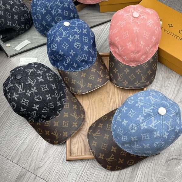 repliche,replica,perfette,siti di,affidabili,migliori siti,dove comprare,1:1,scarpe da ginnastica L’ultimo stile di cappello in denim e pelle Louis Vuitton