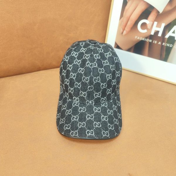 repliche,replica,perfette,siti di,affidabili,migliori siti,dove comprare,1:1,scarpe da ginnastica Cappello da baseball in denim di Gucci