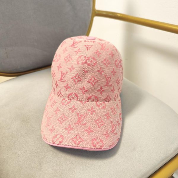 repliche,replica,perfette,siti di,affidabili,migliori siti,dove comprare,1:1,scarpe da ginnastica Cappellino da baseball floreale rosa Louis Vuitton