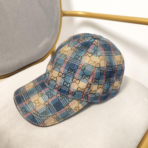 repliche,replica,perfette,siti di,affidabili,migliori siti,dove comprare,1:1,scarpe da ginnastica Cappello da baseball GUCCI plaid versione alta a quadri