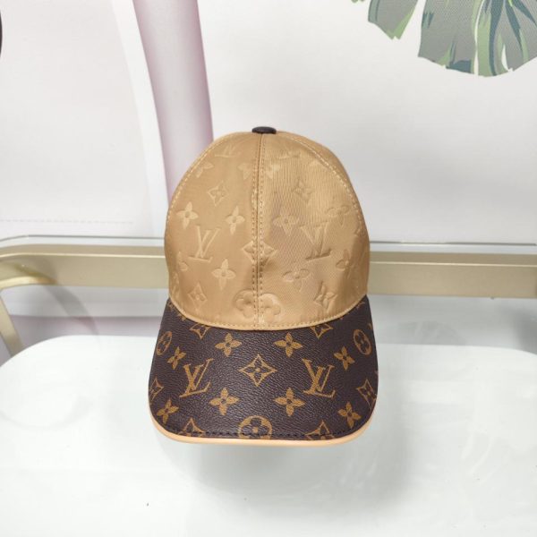 repliche,replica,perfette,siti di,affidabili,migliori siti,dove comprare,1:1,scarpe da ginnastica Berretto da baseball in pelle patchwork con lettere grandi di Louis Vuitton