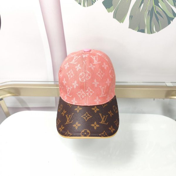repliche,replica,perfette,siti di,affidabili,migliori siti,dove comprare,1:1,scarpe da ginnastica Berretto da baseball in pelle presbite rosa Louis Vuitton