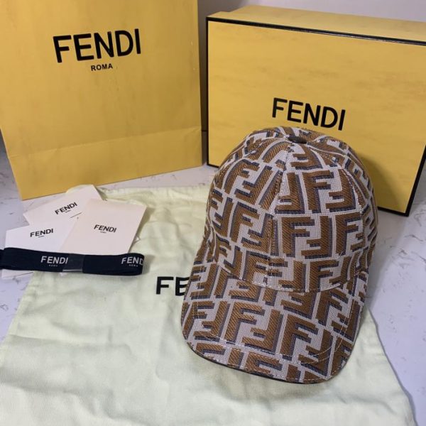 repliche,replica,perfette,siti di,affidabili,migliori siti,dove comprare,1:1,scarpe da ginnastica Cappellino da baseball classico Fendi Double F Jacquard Festival