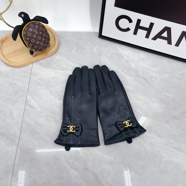 repliche,replica,perfette,siti di,affidabili,migliori siti,dove comprare,1:1,scarpe da ginnastica Chanel [Top Quality] Nuovi guanti da donna in pelle di pecora con fodera in cashmere