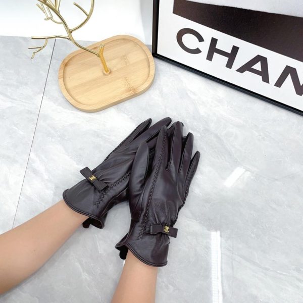 Chanel [Top Quality] Nuovi guanti da donna in pelle di pecora con fodera in cashmere