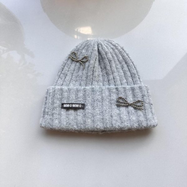 repliche,replica,perfette,siti di,affidabili,migliori siti,dove comprare,1:1,scarpe da ginnastica Nuovo cappello lavorato a maglia con fiocco Margiela MM6