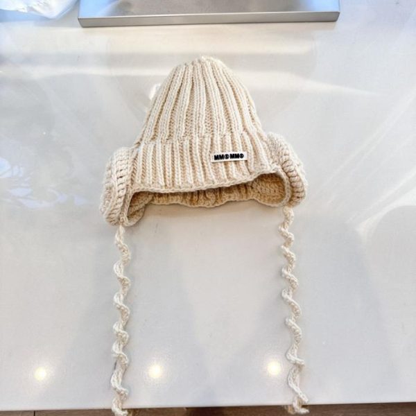 repliche,replica,perfette,siti di,affidabili,migliori siti,dove comprare,1:1,scarpe da ginnastica Margiela mm6 nuovo berretto in maglia con protezione per le orecchie autunnale e invernale