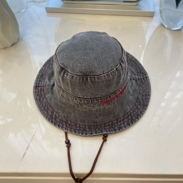 repliche,replica,perfette,siti di,affidabili,migliori siti,dove comprare,1:1,scarpe da ginnastica MARNI autunno nuovo cappello da pescatore in denim lavato per uomo e donna
