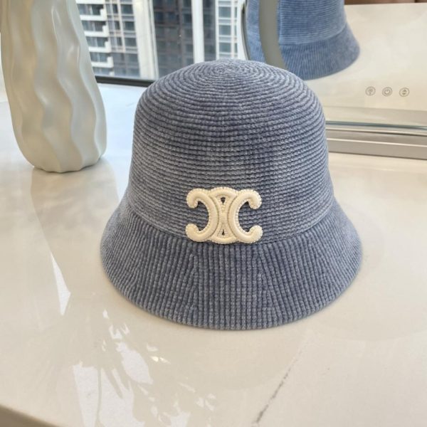 repliche,replica,perfette,siti di,affidabili,migliori siti,dove comprare,1:1,scarpe da ginnastica Cappello da pescatore autunnale e invernale in ciniglia di Celine