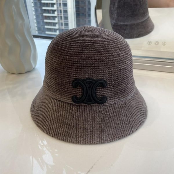 repliche,replica,perfette,siti di,affidabili,migliori siti,dove comprare,1:1,scarpe da ginnastica Cappello da pescatore autunnale e invernale in ciniglia di Celine