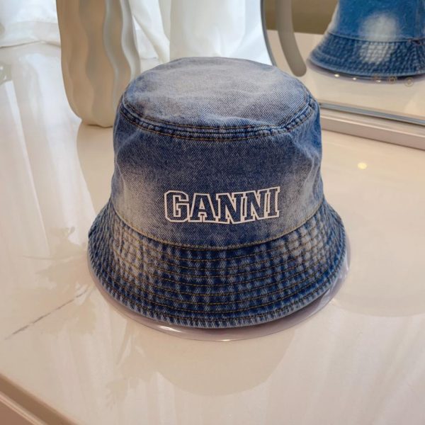 Ganni Nuovo Denim Tie-Dye Pescatore