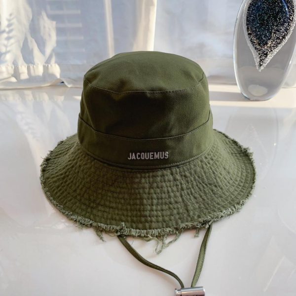 repliche,replica,perfette,siti di,affidabili,migliori siti,dove comprare,1:1,scarpe da ginnastica Cappello da pescatore Jacquemus con coulisse e taglio vivo