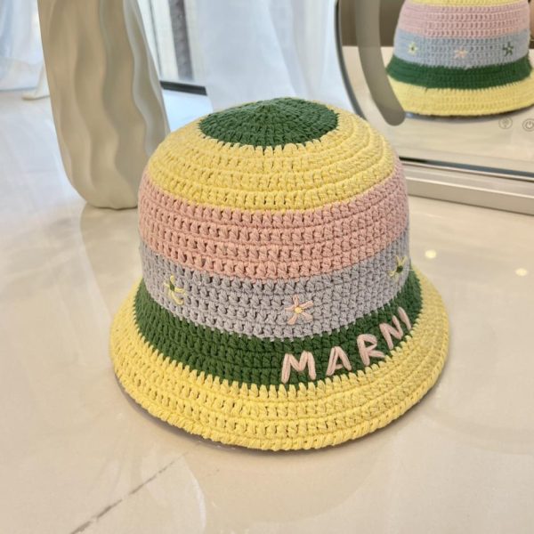 repliche,replica,perfette,siti di,affidabili,migliori siti,dove comprare,1:1,scarpe da ginnastica Cappello da pescatore MARNI in lana lavorato a mano