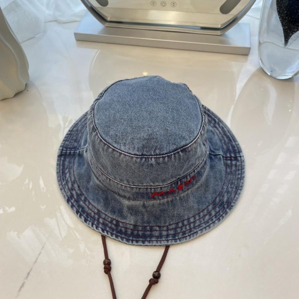 repliche,replica,perfette,siti di,affidabili,migliori siti,dove comprare,1:1,scarpe da ginnastica MARNI autunno nuovo cappello da pescatore in denim lavato per uomo e donna