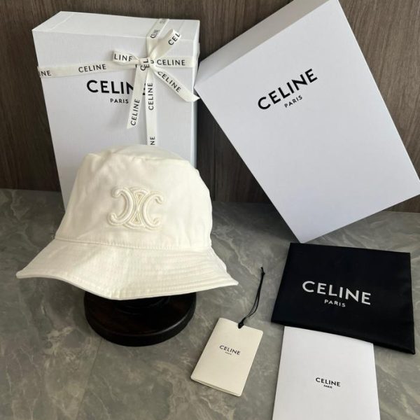 repliche,replica,perfette,siti di,affidabili,migliori siti,dove comprare,1:1,scarpe da ginnastica Cappello da pescatore Celine ricamato logo Arco di Trionfo