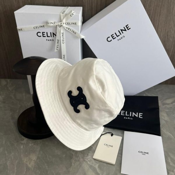 repliche,replica,perfette,siti di,affidabili,migliori siti,dove comprare,1:1,scarpe da ginnastica Cappello da pescatore Celine ricamato logo Arco di Trionfo