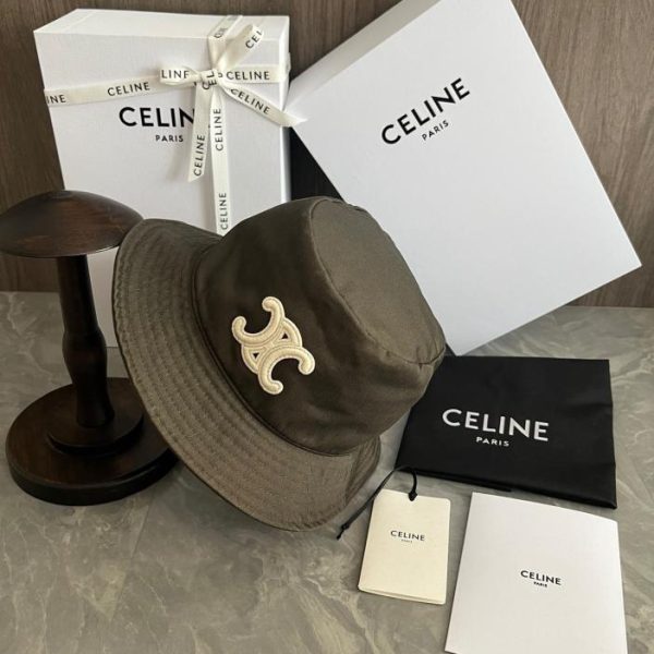 repliche,replica,perfette,siti di,affidabili,migliori siti,dove comprare,1:1,scarpe da ginnastica Cappello da pescatore Celine ricamato logo Arco di Trionfo