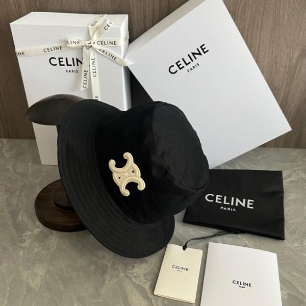repliche,replica,perfette,siti di,affidabili,migliori siti,dove comprare,1:1,scarpe da ginnastica Cappello da pescatore Celine ricamato logo Arco di Trionfo