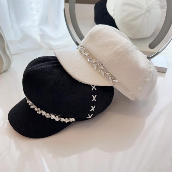 repliche,replica,perfette,siti di,affidabili,migliori siti,dove comprare,1:1,scarpe da ginnastica Berretto ottagonale impreziosito di lusso Chanel