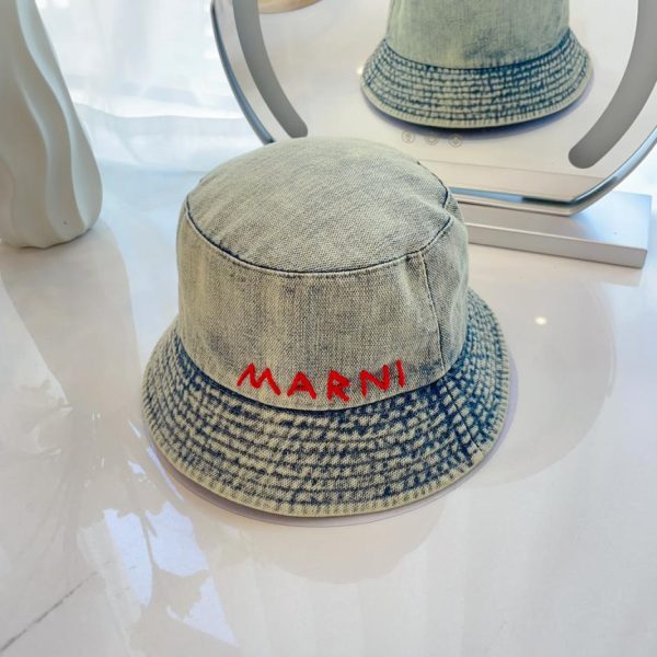 repliche,replica,perfette,siti di,affidabili,migliori siti,dove comprare,1:1,scarpe da ginnastica MARNI autunno nuovo cappello da pescatore in denim lavato per uomo e donna