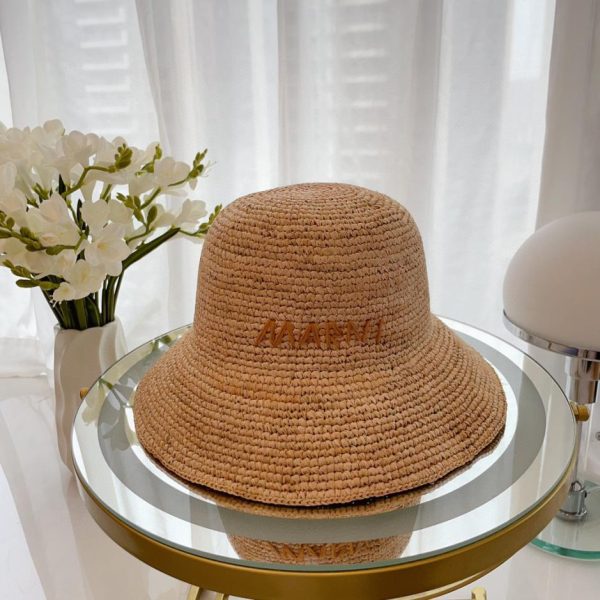 repliche,replica,perfette,siti di,affidabili,migliori siti,dove comprare,1:1,scarpe da ginnastica MARNI nuovo cappello a bacino in rafia con gancio