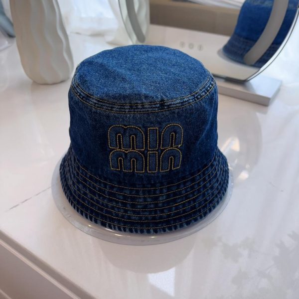 repliche,replica,perfette,siti di,affidabili,migliori siti,dove comprare,1:1,scarpe da ginnastica Cappello da pescatore ricamato in denim nuovo Min